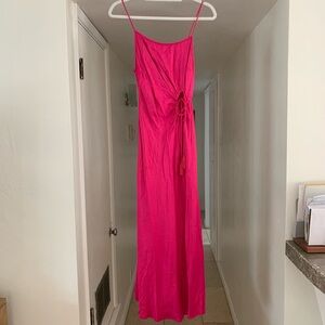 Elegant Pink Maxi Dress